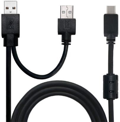USB-A(Dual) to USB-C ｹｰﾌﾞﾙ(2.5m)