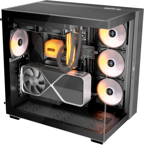 Light Base 600 DX Black (no PC fans)