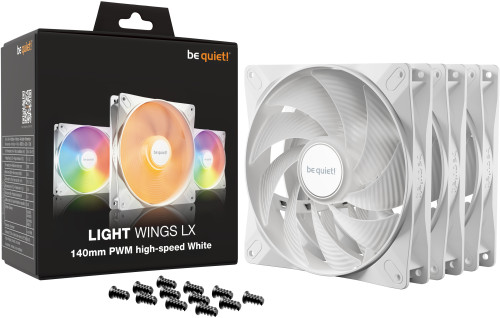 Light Wings LX 140mm PWM HS WHITE Triple