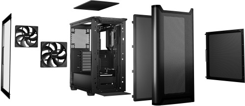 Pure Base 501 Airflow Window Black