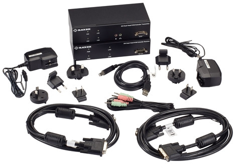 KVMｴｸｽﾃﾝﾀﾞｰｷｯﾄ (DVI-D/USB/光ﾌｧｲﾊﾞ)