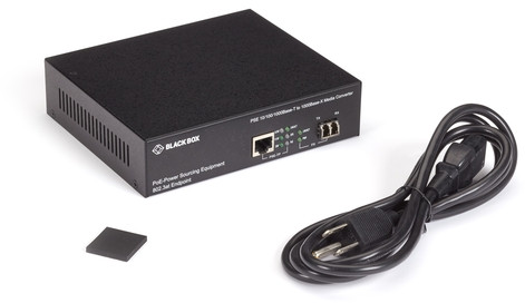 PoEﾒﾃﾞｨｱｺﾝﾊﾞｰﾀ RJ45-LC MMF