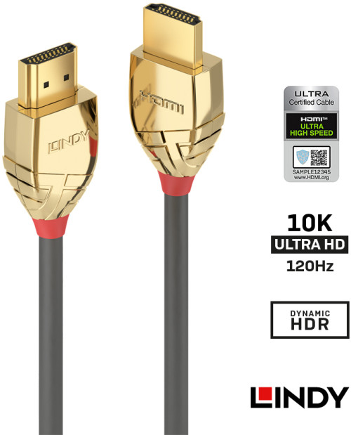 37604 5.0m GOLDLINE HDMI2.1ｹｰﾌﾞﾙ