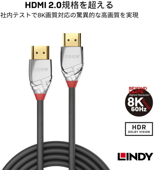 37872 2.0m CROMOLINE HDMI2.0ｹｰﾌﾞﾙ