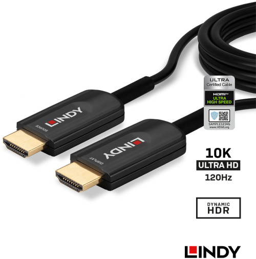 38382 20.0m HDMI2.1 10K対応光ﾊｲﾌﾞﾘｯﾄﾞｹｰﾌﾞﾙ