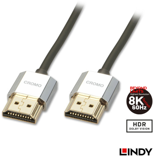 41669 0.3m CROMOLINE HDMI2.0ｽﾘﾑｹｰﾌﾞﾙ